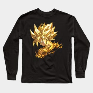 gold goku Long Sleeve T-Shirt